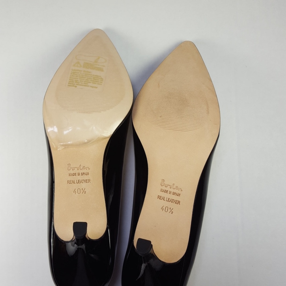 🔴SOLD🔴NEW Boden black patent leather pumps EU 40.5 US 9 - Picture 6 of 8
